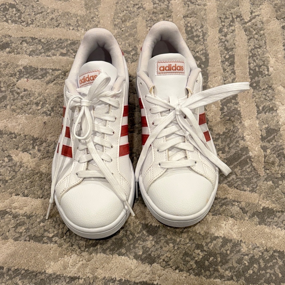 adidas White and Red Women's Sneakers